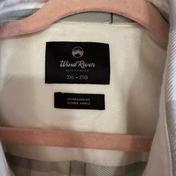 Plaid Light Green and White Utility Jacket - Picture 2 of 3